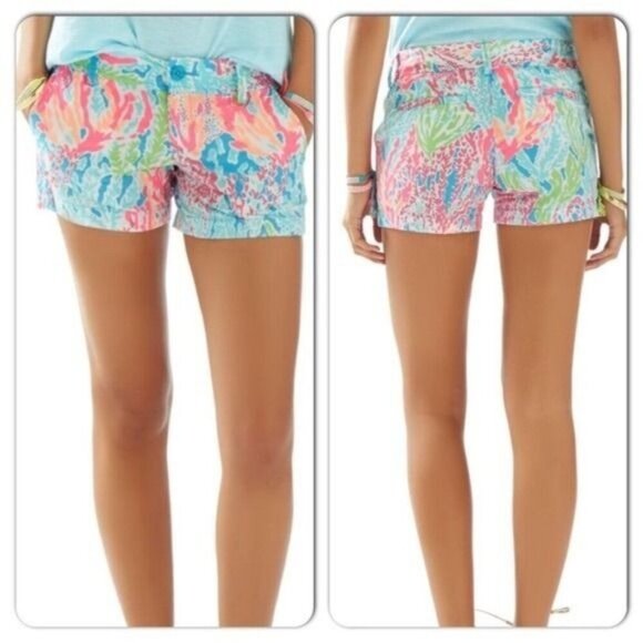Lilly Pulitzer Let’s Cha Cha Callahan Shorts size 4 - Picture 1 of 6